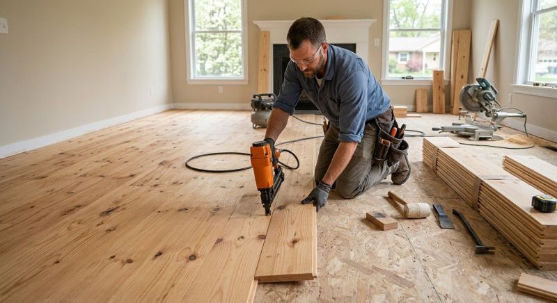 Hardwood Floor Installation in Bayside, NY