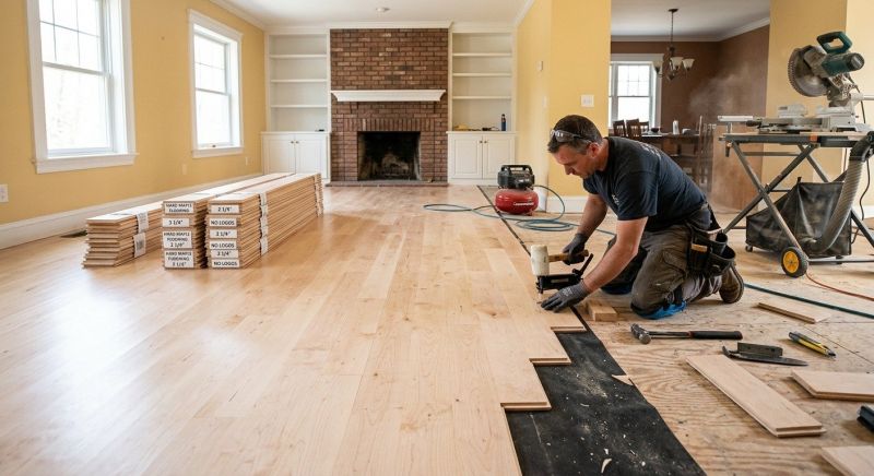Maple Flooring Installation in Hazlet, NJ