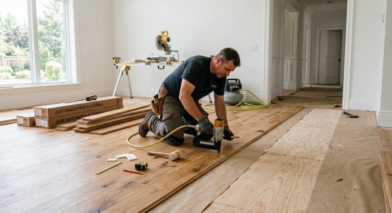 Oak Floor Installation in Clark, NJ