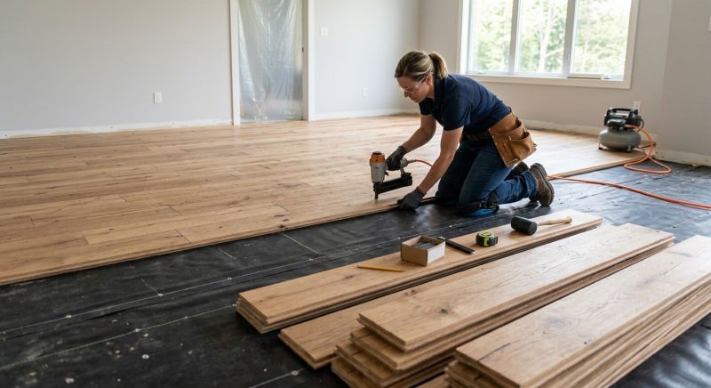 Plank Floor Installation in Staten Island, NY