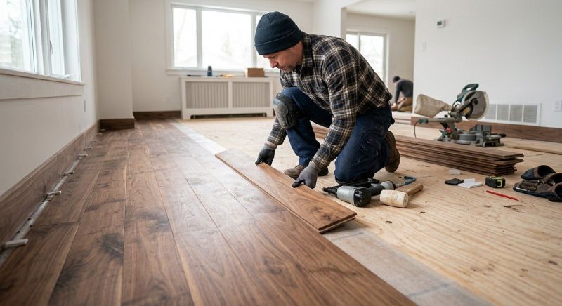 Walnut Flooring Installation in Staten Island, NY