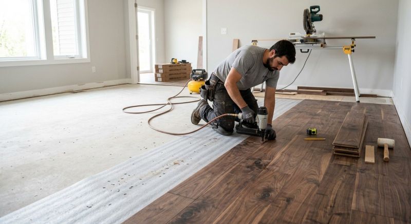 Walnut Flooring Installation in Staten Island, NY
