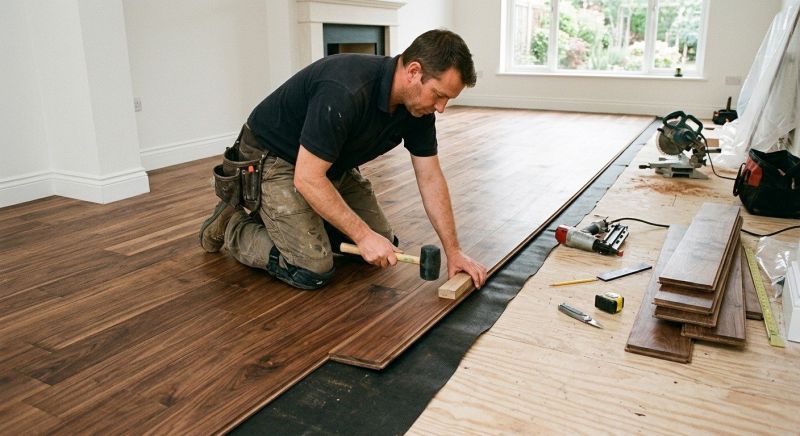 Walnut Flooring Installation in Staten Island, NY
