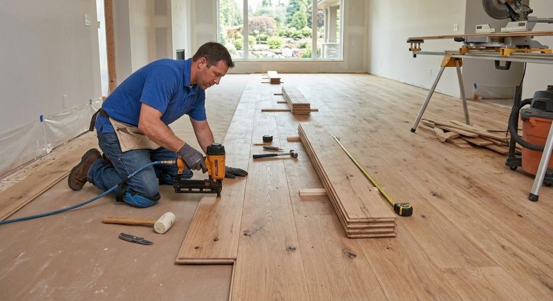 Wide Plank Floor Installation in Staten Island, NY