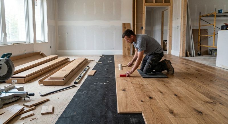 Wide Plank Floor Installation in Staten Island, NY