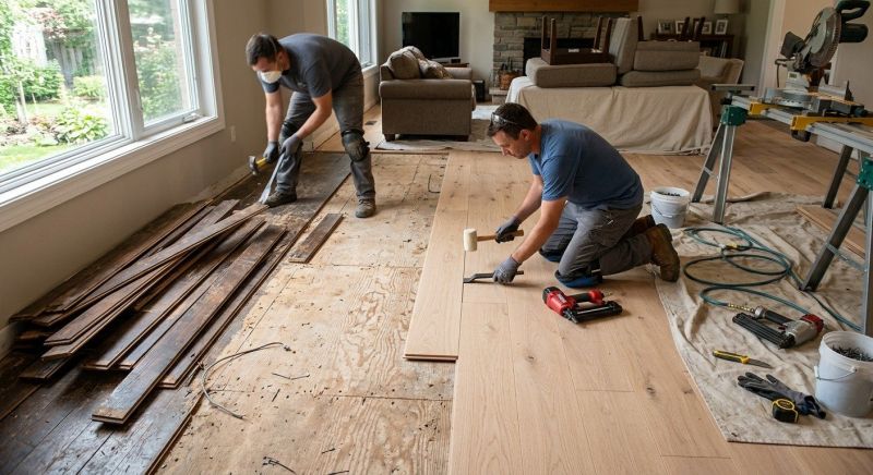 Wood Floor Replacement in Edison, NJ